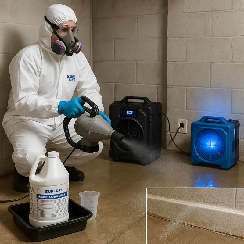 Sanitization and Odor Removal process in Overton, TX