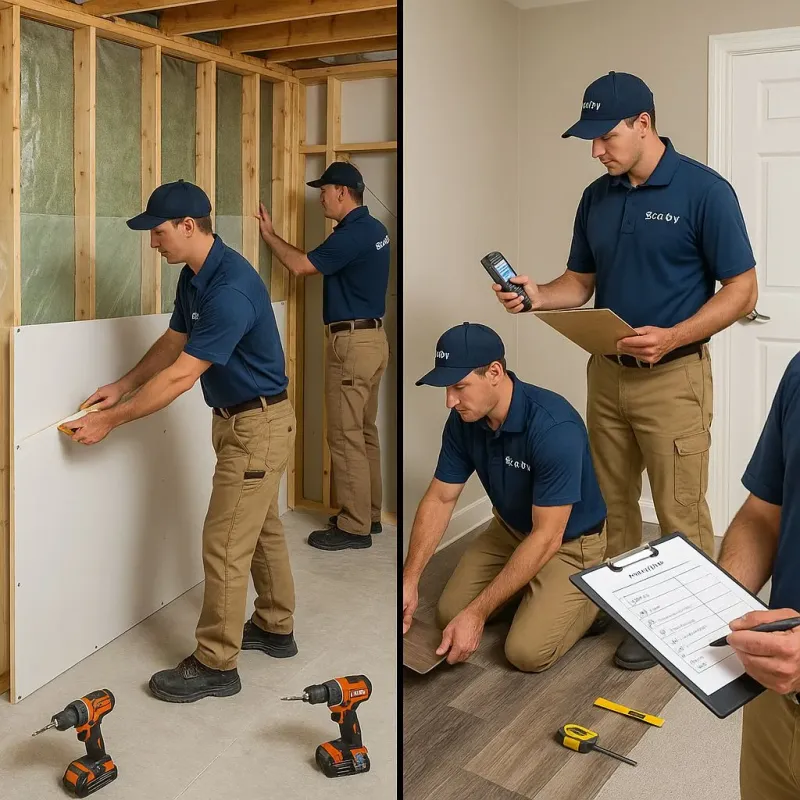 Repairs and Reconstruction process in Overton, TX