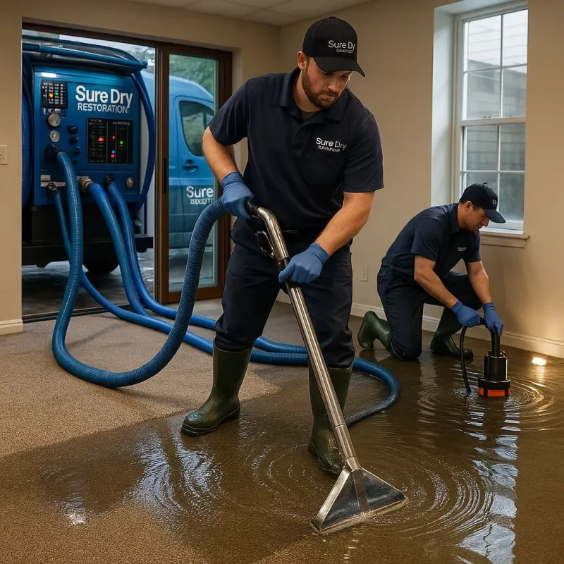 Water Extraction and Removal process in Overton, TX